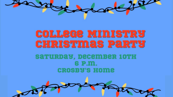 College Ministry Christmas Party 