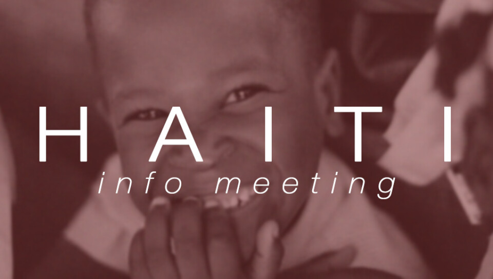 Summer Haiti Trip Parent/Student Informational Meeting