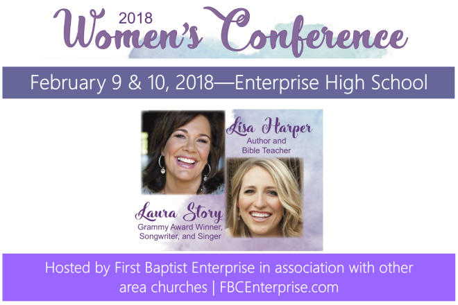 2018 Women's Conference with Lisa Harper and Laura Story - Enterprise