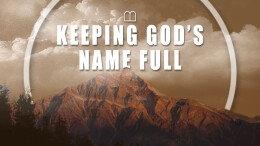 Keeping God's Name