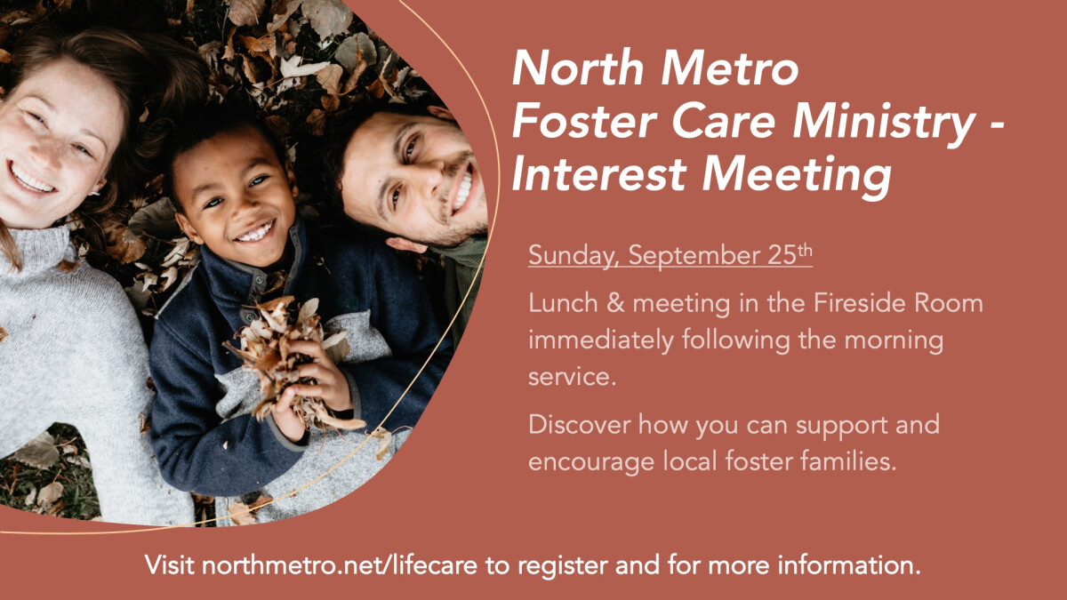 Foster Care Ministry Interest Meeting