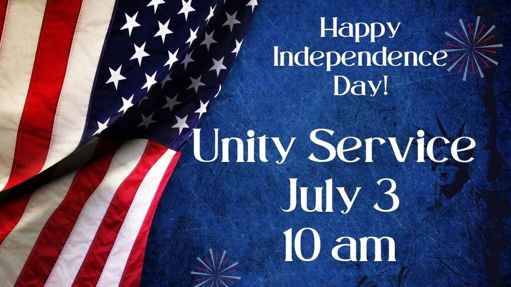 July 3 Unity Service