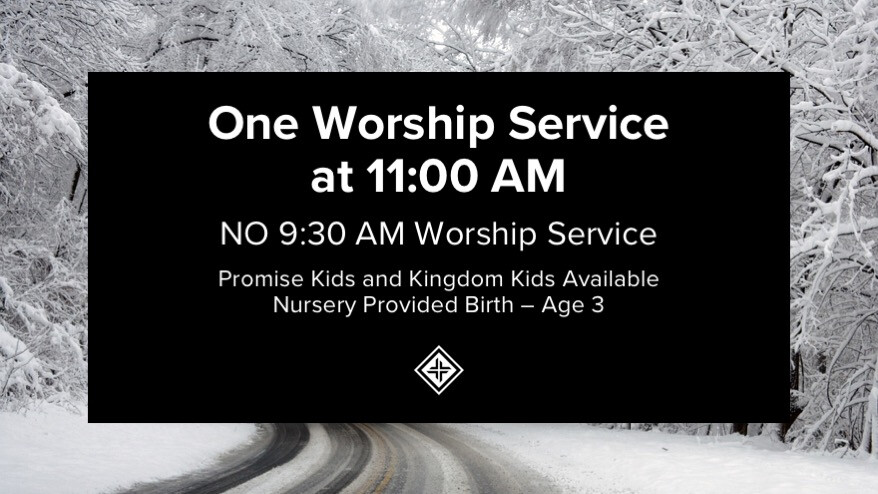 NO 9:30 AM Worship Service This Sunday