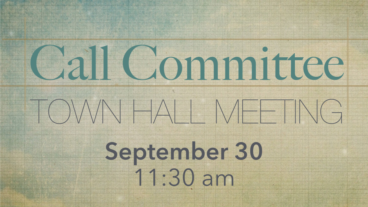 Call Committee Town Hall Meeting