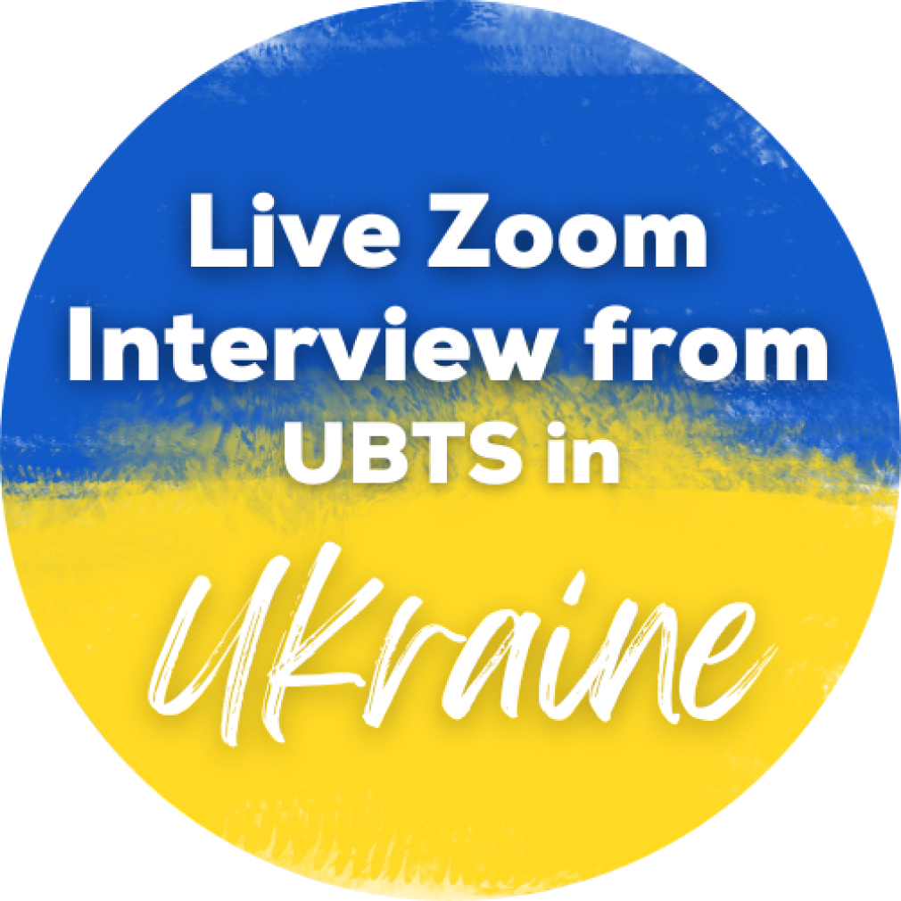 Live Zoom Interview with UBTS from Ukraine