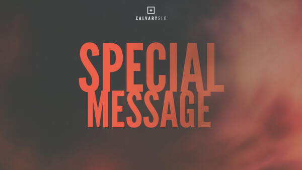 Series: Special Messages