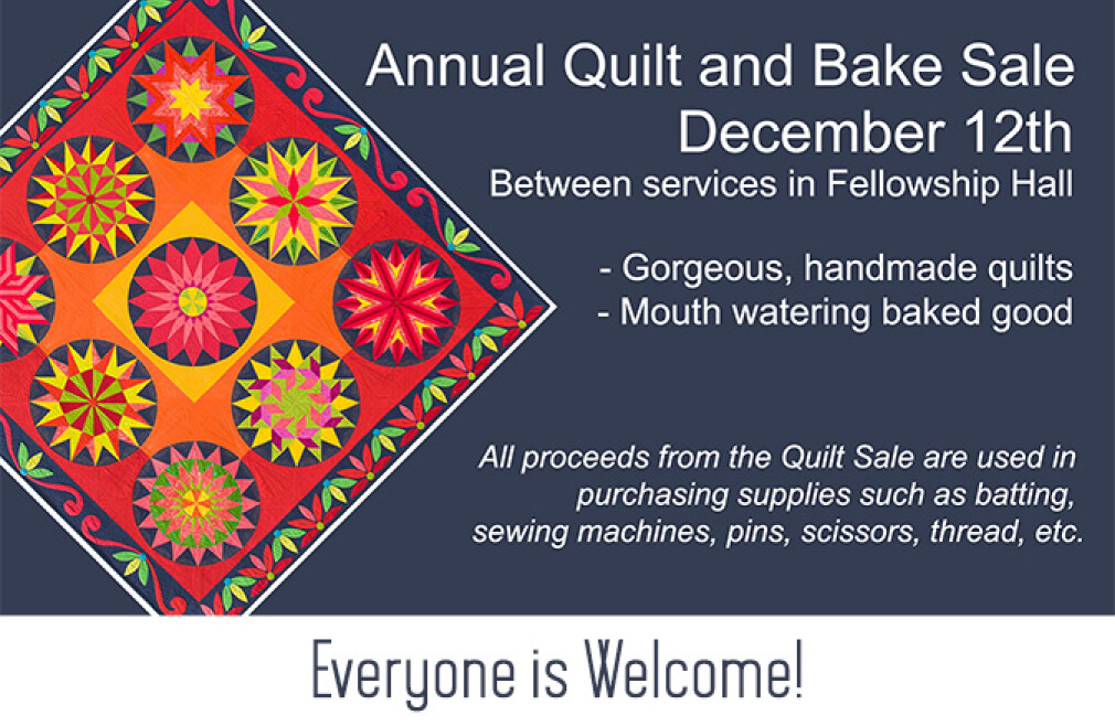 Annual Quilt and Bake Sale
