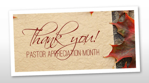 Pastor Appreciation Month