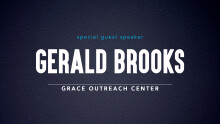 Guest Speaker - Gerald Brooks