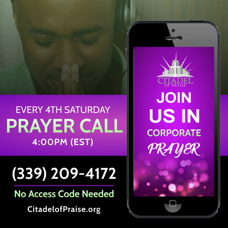 4:00PM Church Prayer Call (339) 209-4172
