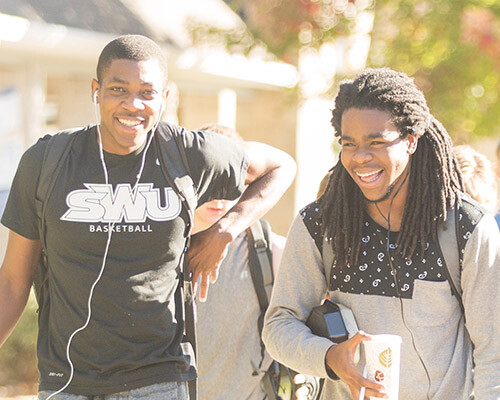 Students enjoy the Christian college environment and small class sizes provided at SWU.