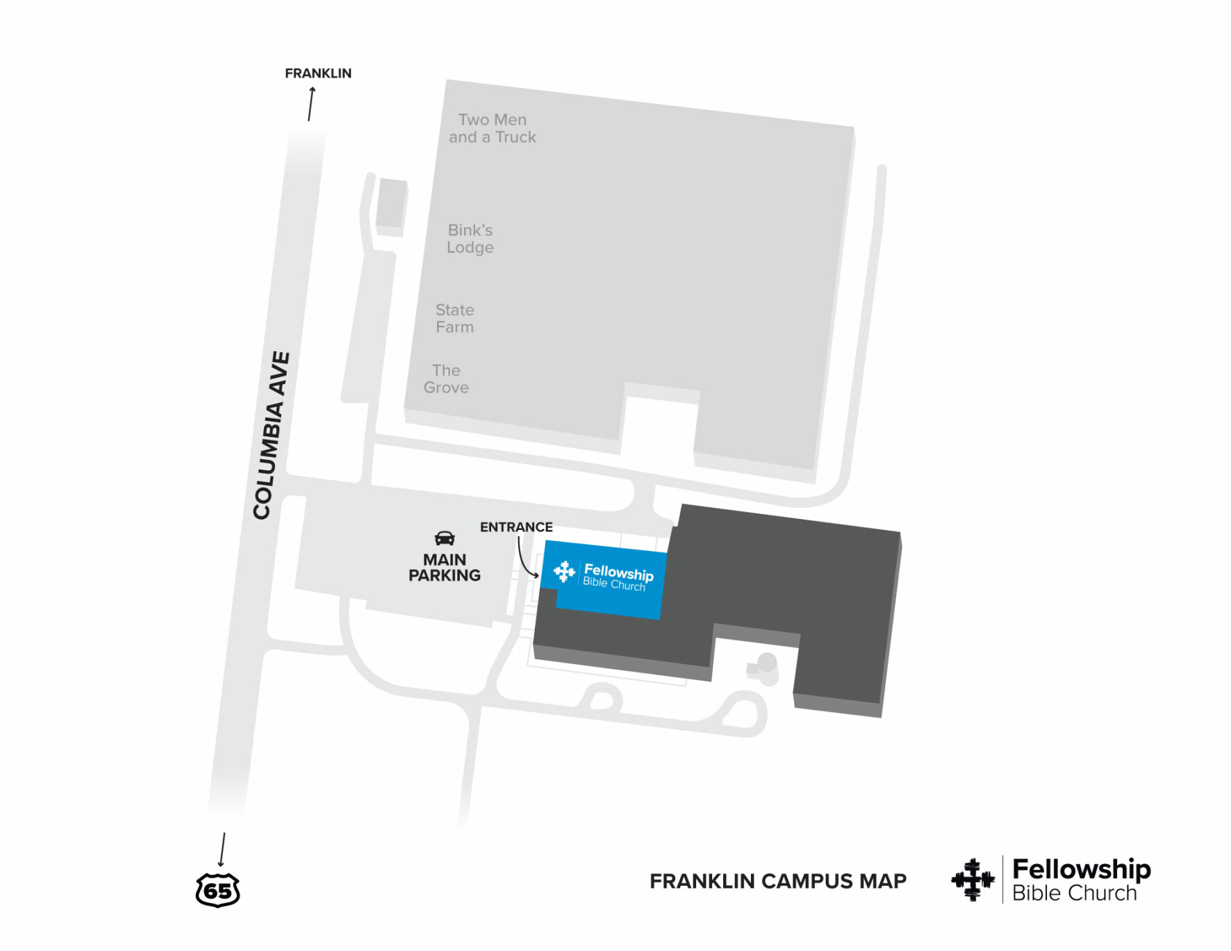 Fellowship Franklin Campus Map