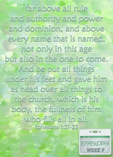 Ephesians Week 09