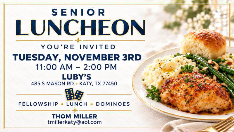 Senior Luncheon – You’re Invited!