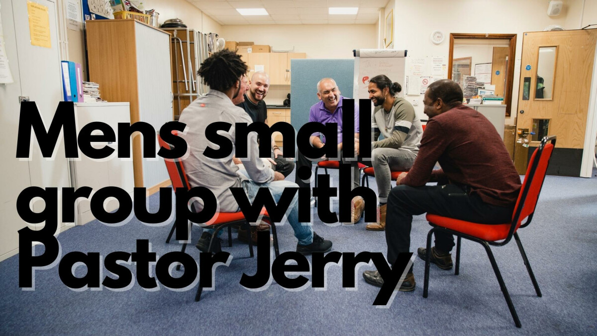 Men's Bible study with Pastor Jerry