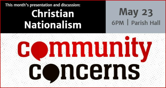 Community Concerns: Christian Nationalism, 6 pm