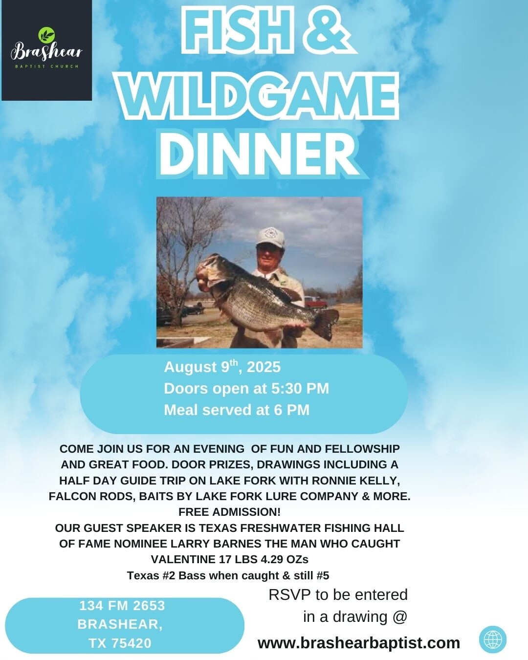Fish & Wild Game Dinner