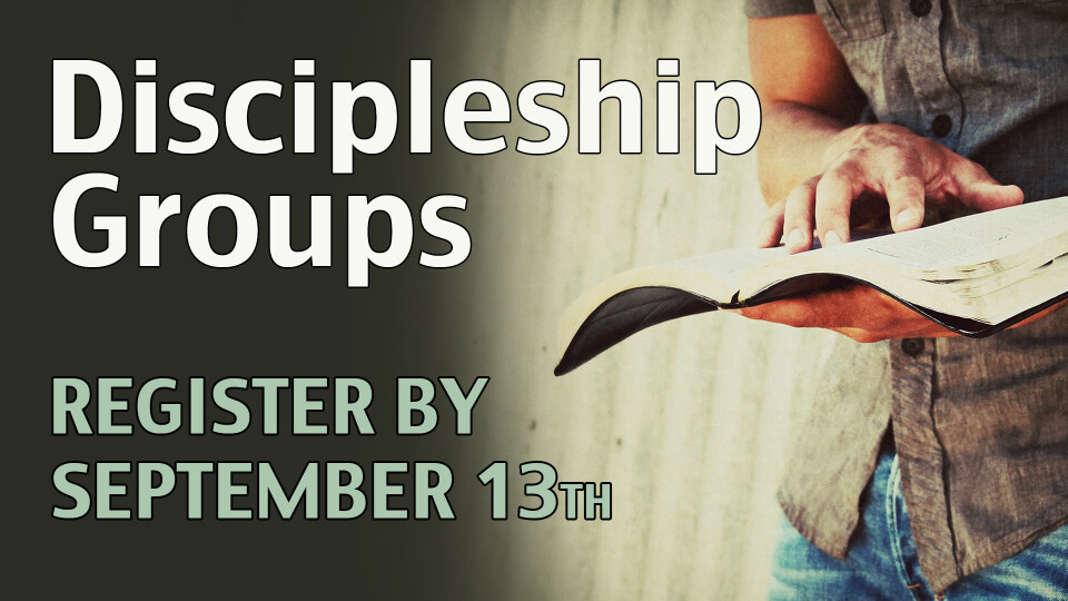 Discipleship Group Registration