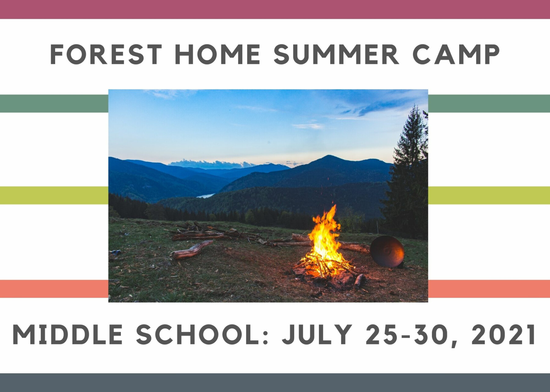 Forest Home Summer Camp, Forest Falls, CA - Middle School