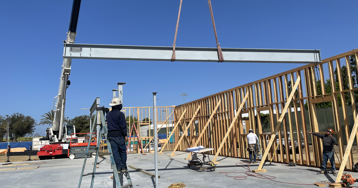 Framing In Progress | Construction Blog | Seabreeze Church - Huntington ...