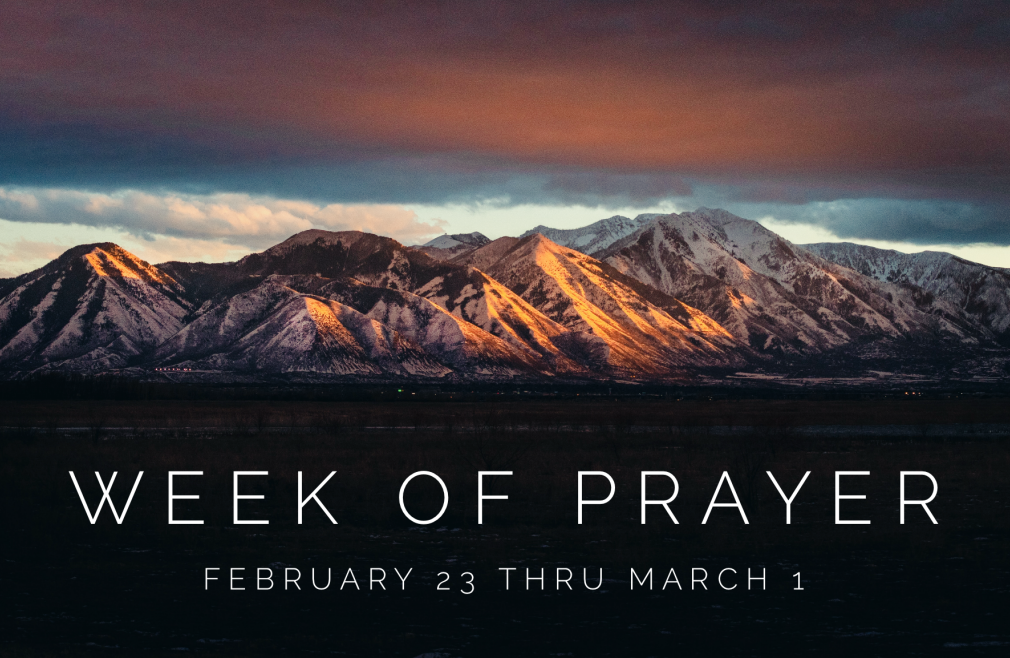 Week of Prayer Kickoff