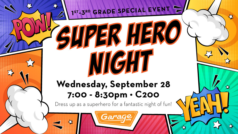 Superhero Night | 1st-3rd Grade