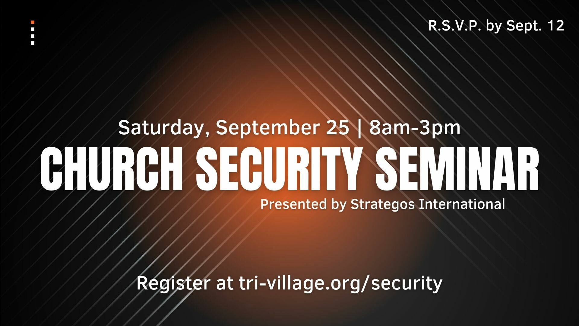 Church Security Seminar