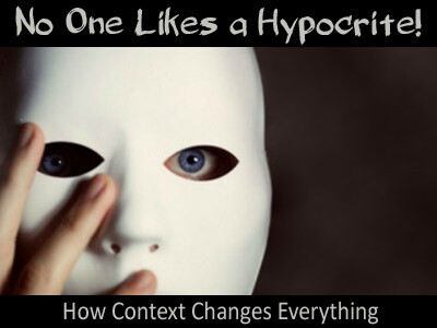Nobody Likes a Hypocrite!