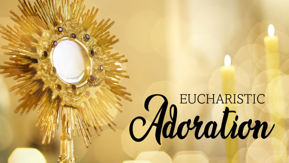 8 a.m. ~ Eucharistic Adoration