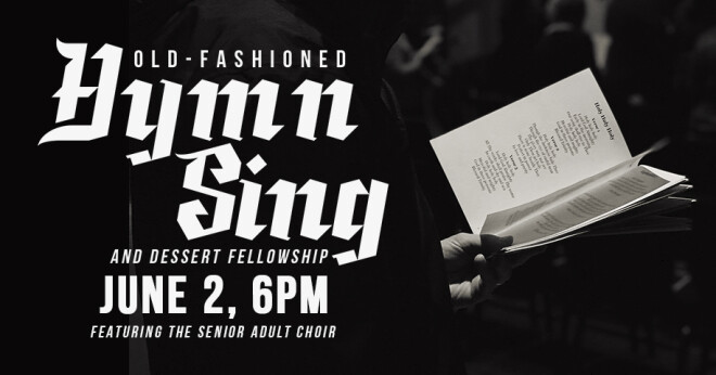 Old Fashioned Hymn Sing and Dessert Social
