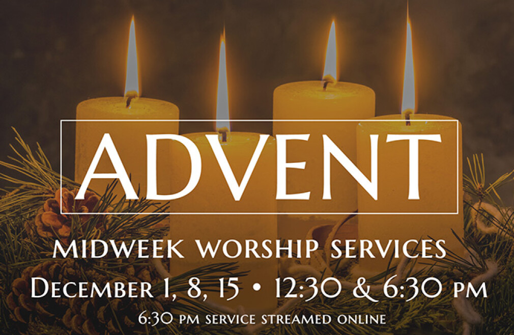 Advent Worship Services (12:30 pm) 