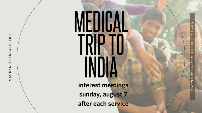 Outreach Trip to India