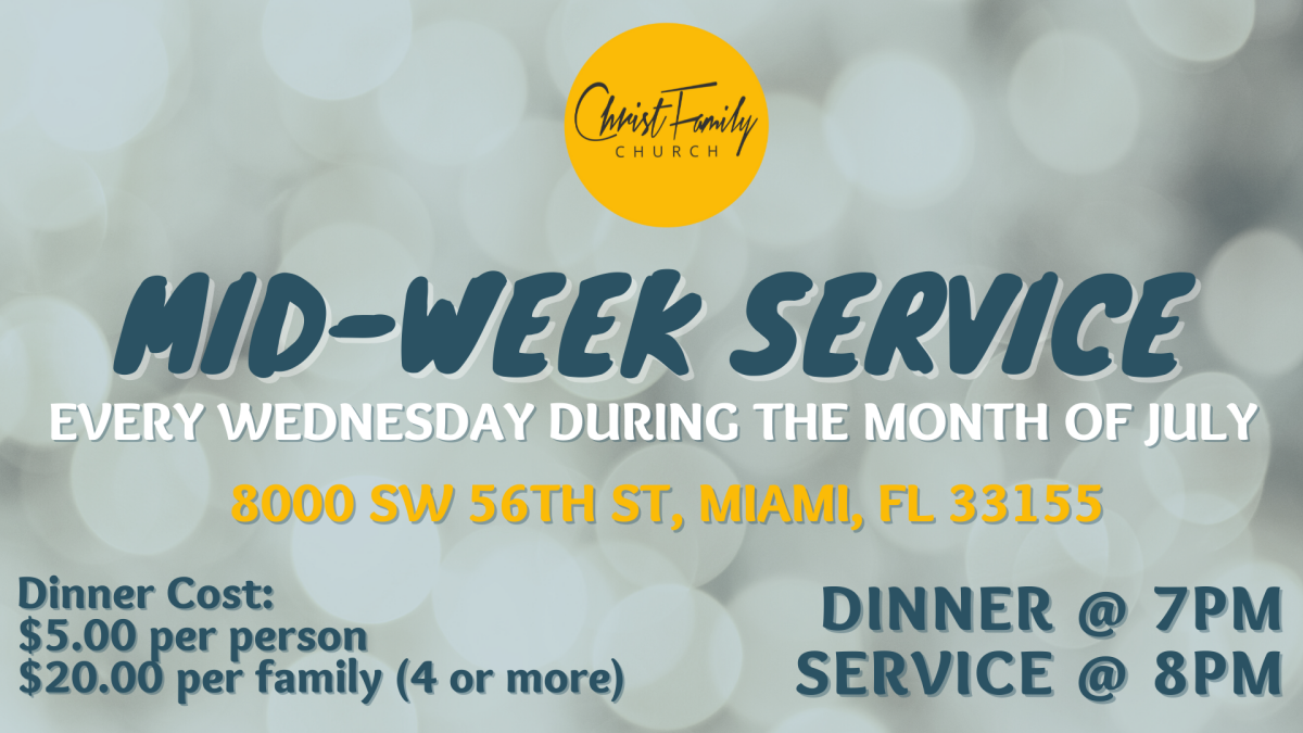 MID-WEEK SERVICES