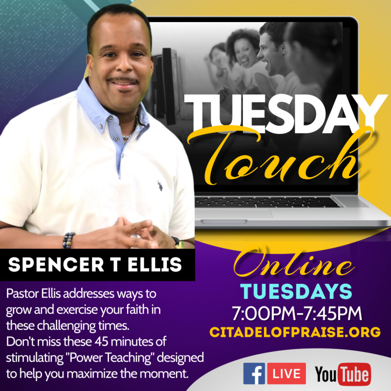 7PM Tuesday Touch Teaching ONLINE 