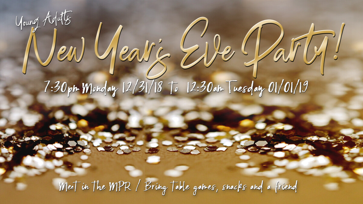 Young Adults - New Years Eve Party