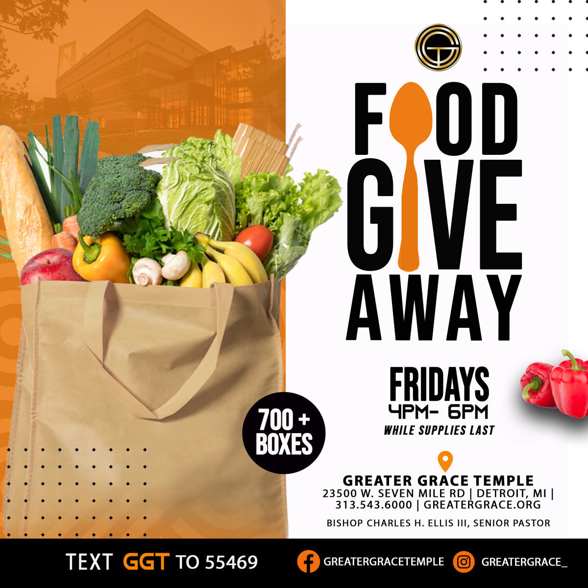 Greater Grace Food Giveaway 