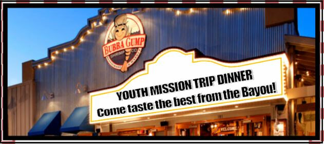 5pm-Youth Mission Trip Dinner