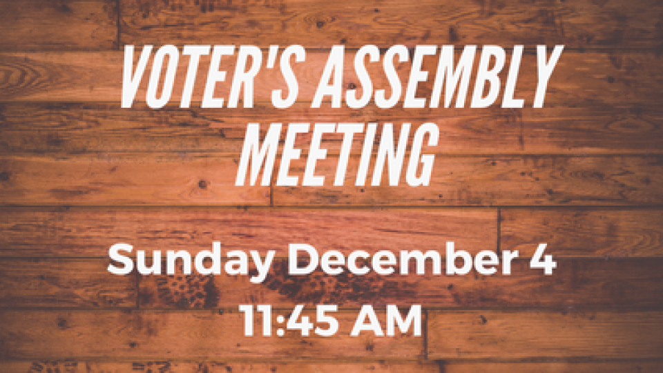 Voter's Assembly Meeting
