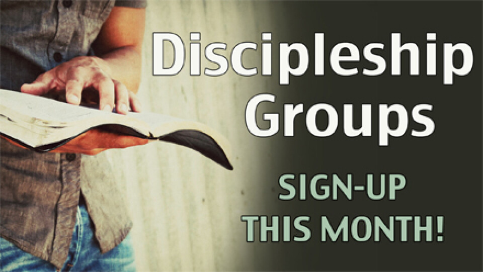 Discipleship Group Registration