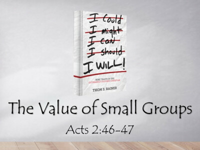The Importance of Small Groups