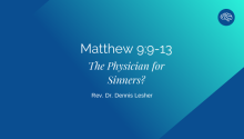 The Physicians for Sinners