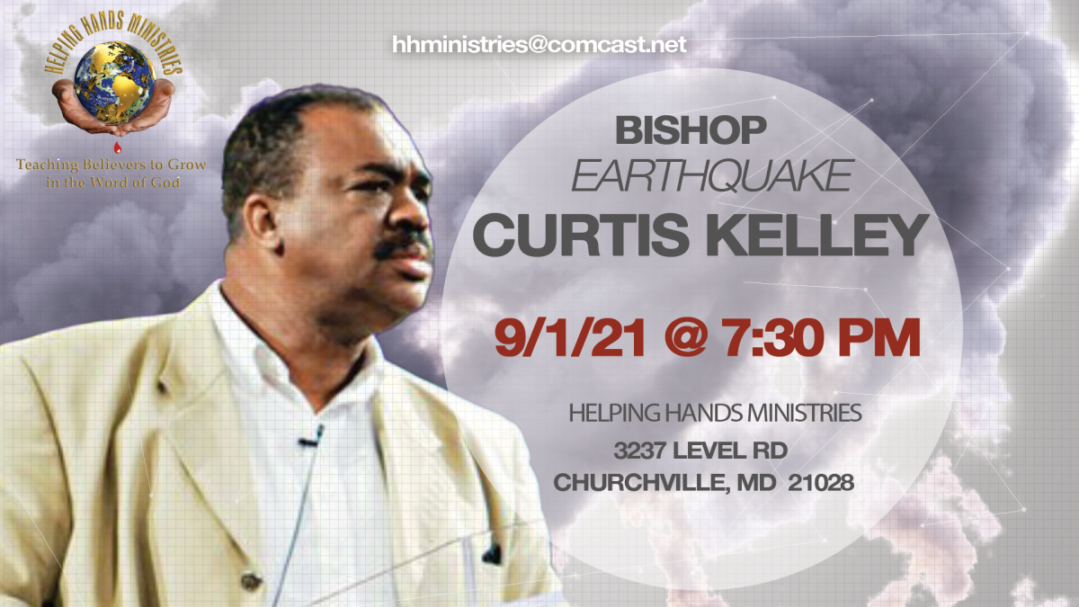 Guest Speaker Bishop Curtis "EarthQuake" Kelley