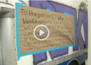 Austin TV News Reports on Vandalism to Episcopal Thrift Shop 