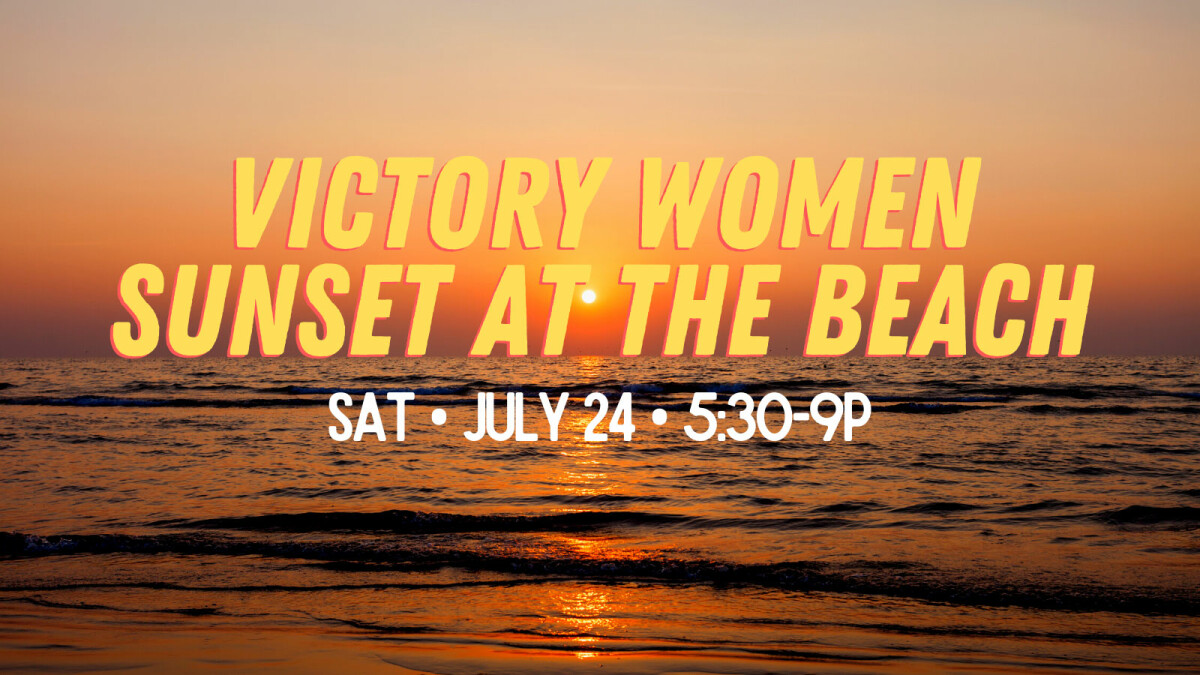 Victory Women Sunset at the Beach