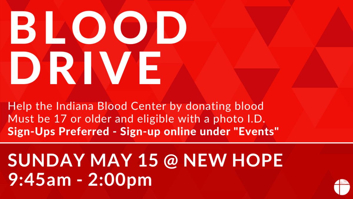 Blood Drive - New Hope Parking Lot