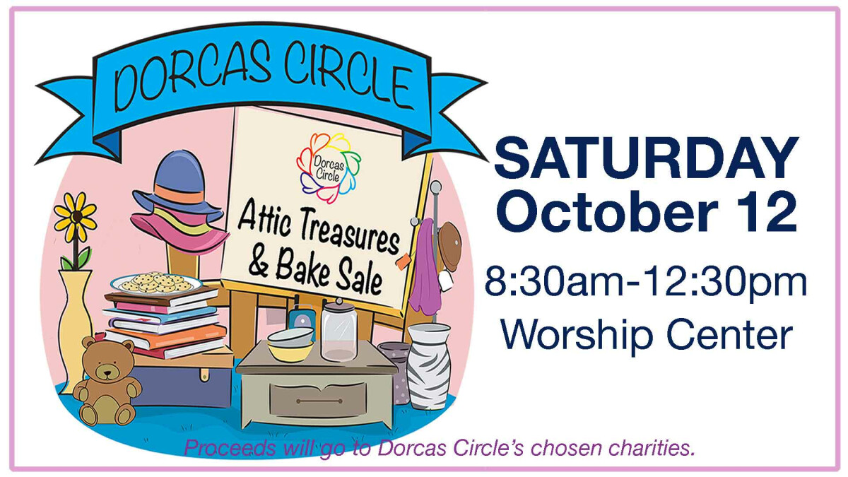 Dorcas Circle’s Attic Treasures and Bake Sale