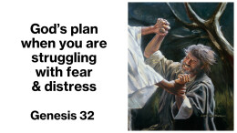 Sermon 47 God’s plan when you are  struggling with fear & distress