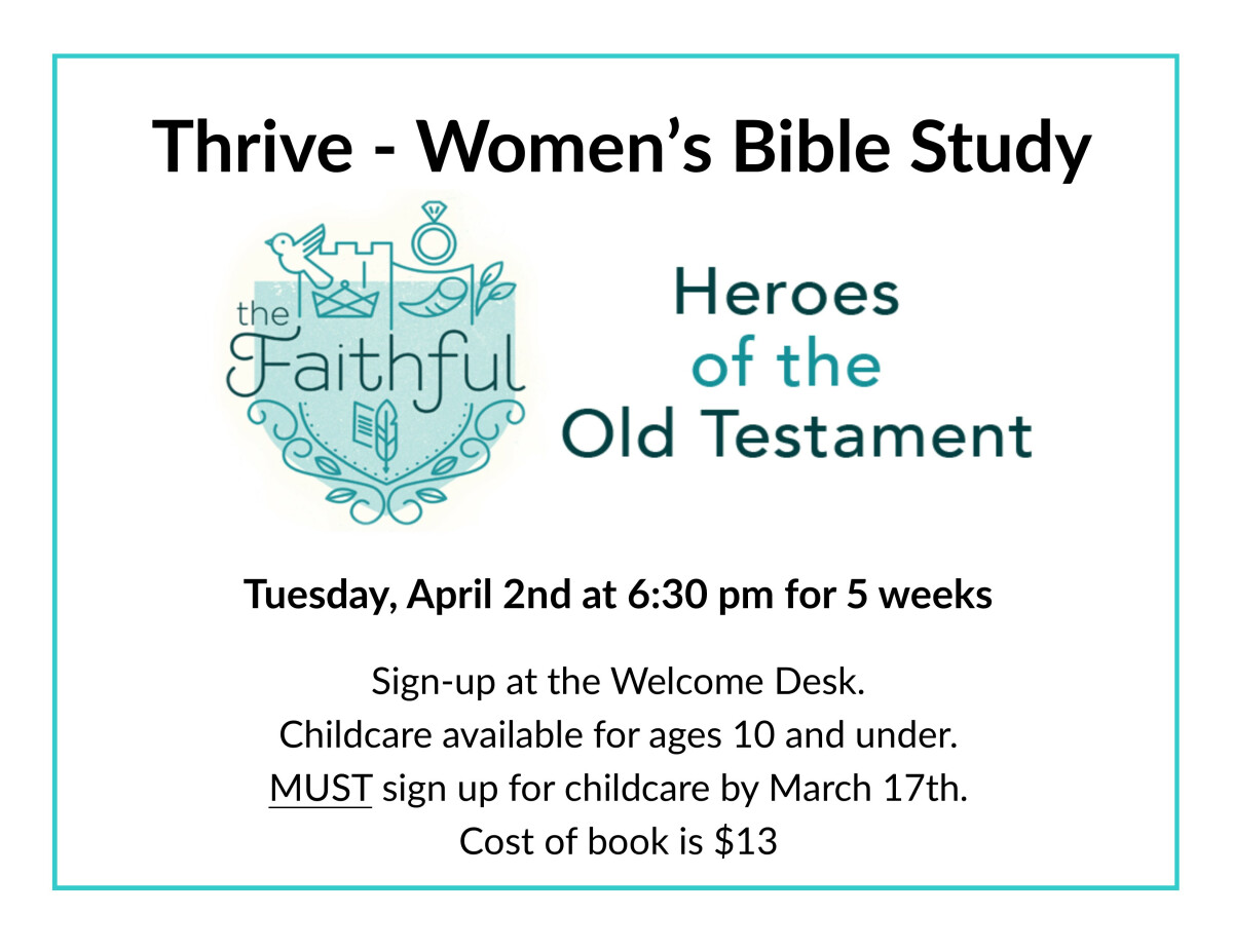 Thrive - Women's Bible Study - The Faithful