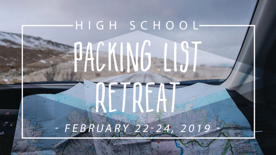 High School Winter Packing List Retreat