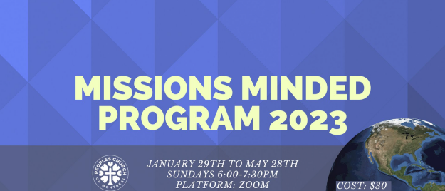 Mission Minded Program Registration